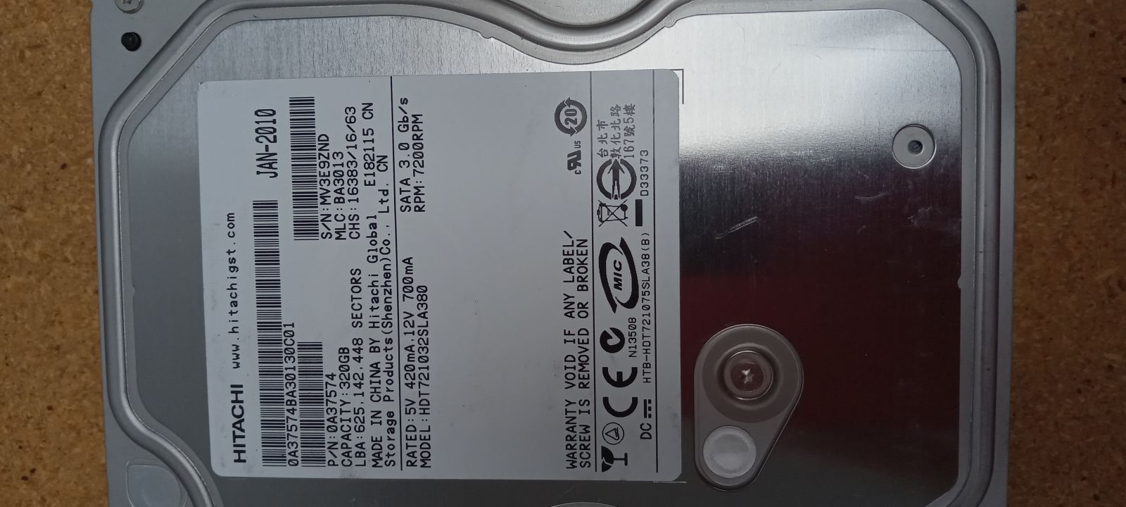 HDT721032SLA380 Hard Drive Donor