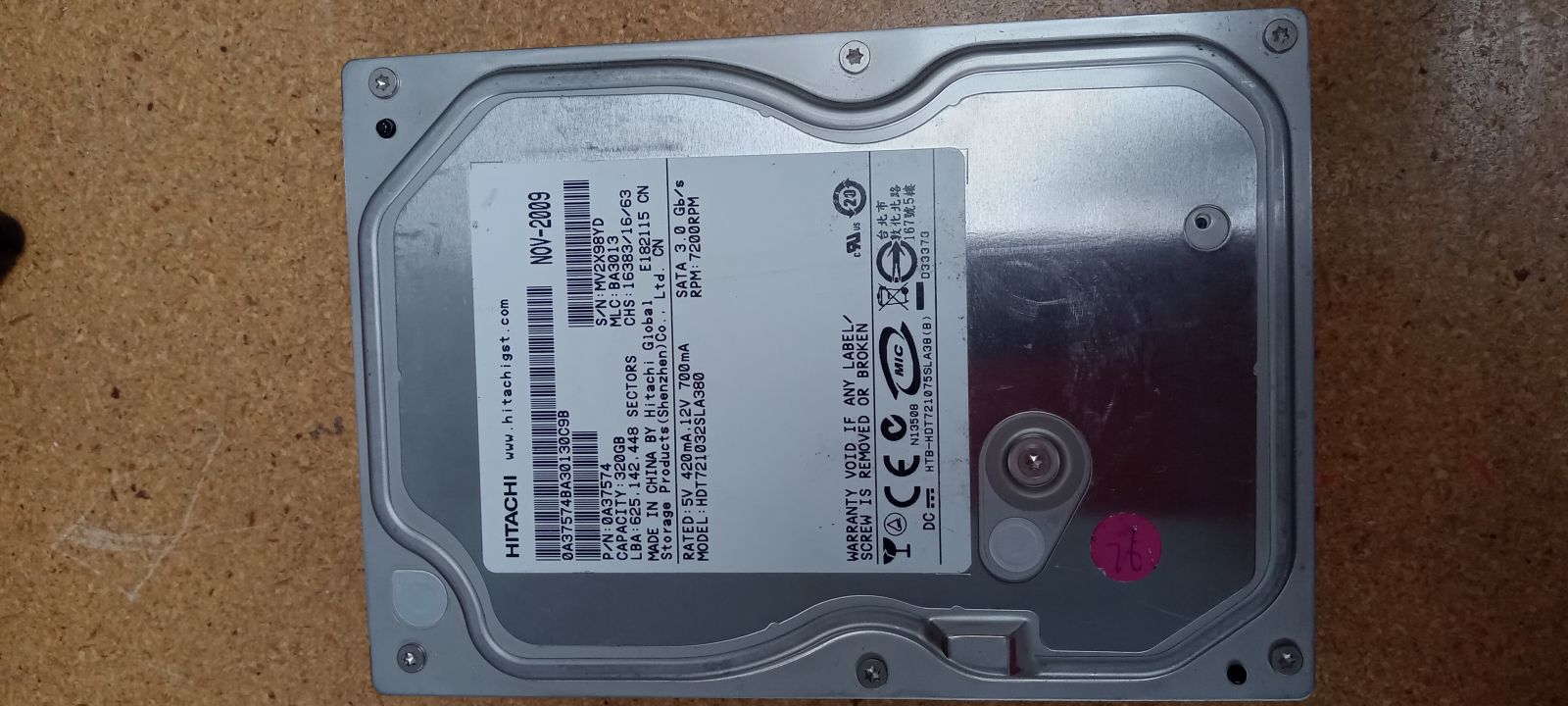 HDT721032SLA380 Hard Drive Donor