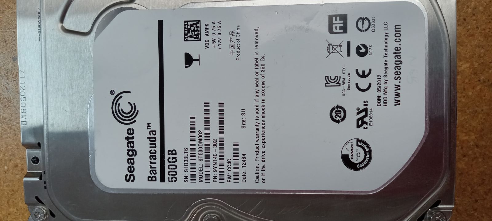 ST500DM002 Hard Drive Donor